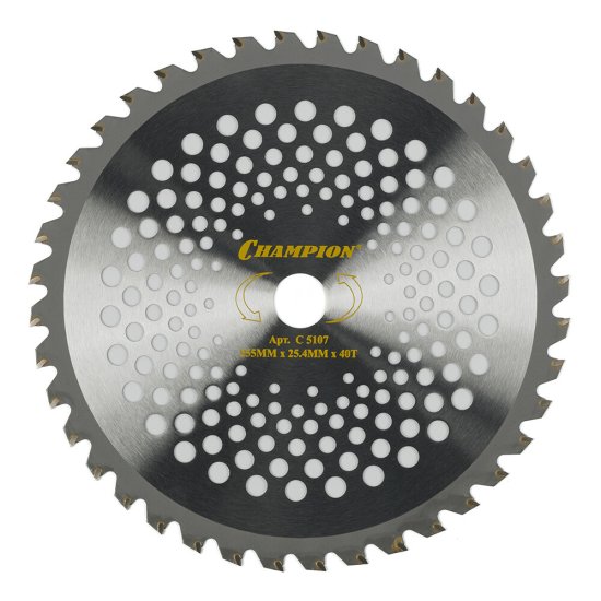 Нож для триммера Champion 255х25,4 мм 40 зубьев (c5107)