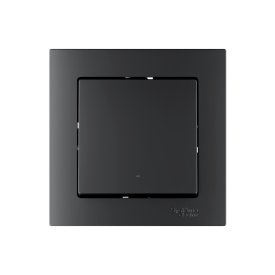 Умный выключатель сенсорный Systeme Electric AtlasDesign Smart (ATN001013Z) одноклавишный скрытая установка карбон