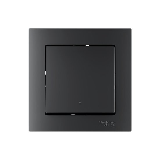 Умный выключатель сенсорный Systeme Electric AtlasDesign Smart (ATN001013Z) одноклавишный скрытая установка карбон