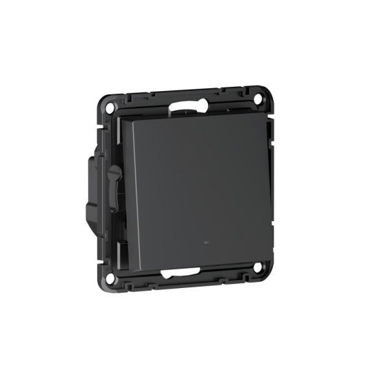Умный выключатель сенсорный Systeme Electric AtlasDesign Smart (ATN001013Z) одноклавишный скрытая установка карбон