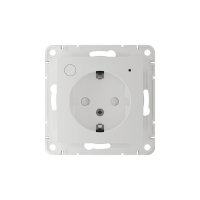 Умная розетка Systeme Electric AtlasDesign Smart (ATN000145Z) скрытая установка белая с заземлением
