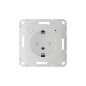Умная розетка Systeme Electric AtlasDesign Smart (ATN000145Z) скрытая установка белая с заземлением