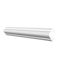 Молдинг из экополимера ударопрочный 25х14х2000 мм Солид 2 UHD 01/25 белый