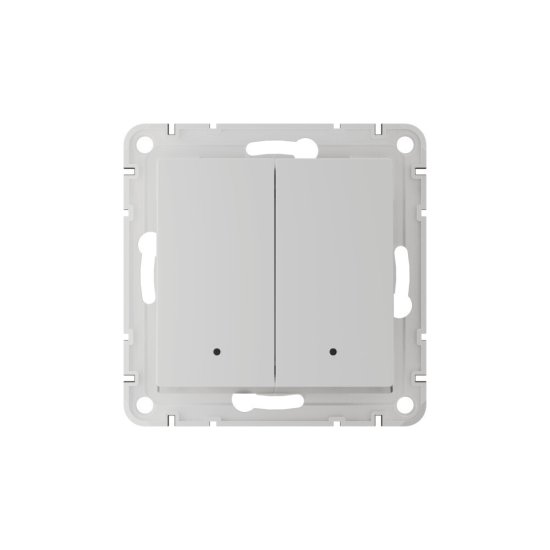 Умный выключатель сенсорный Systeme Electric AtlasDesign Smart (ATN000153Z) двухклавишный скрытая установка белый