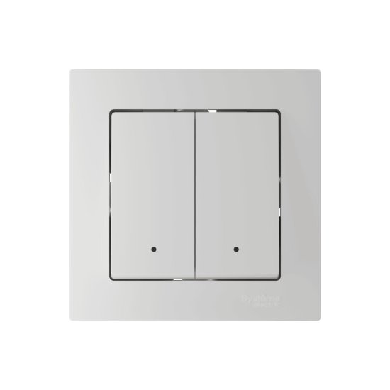 Умный выключатель сенсорный Systeme Electric AtlasDesign Smart (ATN000153Z) двухклавишный скрытая установка белый