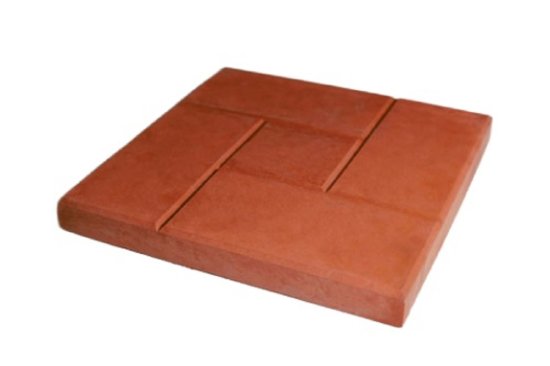 Тротуарная плитка Калифорния 300x300x30 мм красный