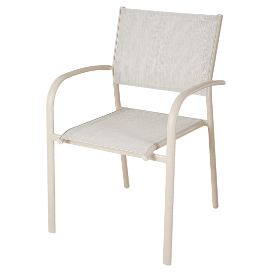 Стул садовый BEGINIA Lazo 56x57x85 см металл бежевый