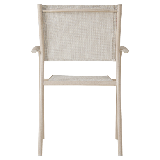 Стул садовый BEGINIA Lazo 56x57x85 см металл бежевый