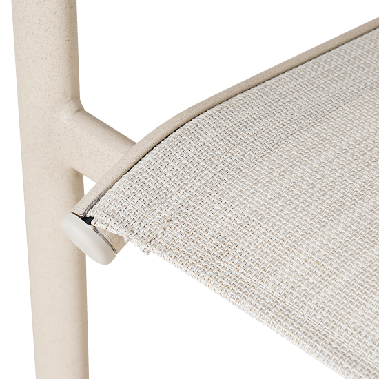 Стул садовый BEGINIA Lazo 56x57x85 см металл бежевый