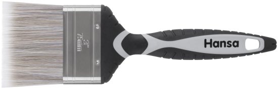 Кисть плоская для водных красок 75 мм Hansa Perfekt синтетическая щетина