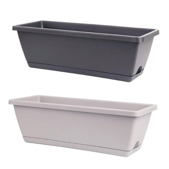 Горшок для цветов 15x19 см h43 см v 2 л пластик разноцветный