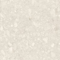 Глазурованный керамогранит Duna Terrazzo Clay Carving 60x60 см 1.44 м² матовый цвет белый