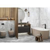 Глазурованный керамогранит Alma Ceramica Viena 07 60x120 см 1.44 м² матовый цвет серый