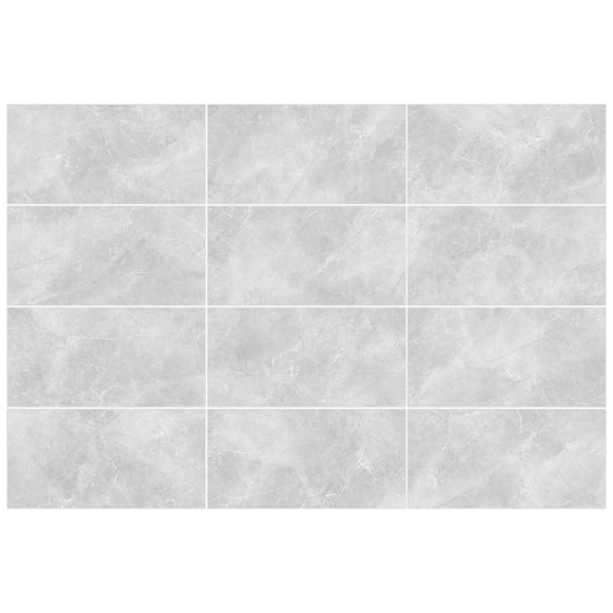 Глазурованный керамогранит Alma Ceramica Diva 07 60x120 см 1.44 м² лаппатированный цвет серый