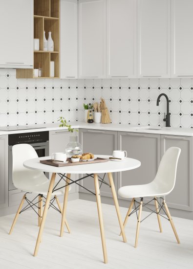 Глазурованный керамогранит Lb Ceramics Клинт Макси 30x30 см 0.9 м² матовый цвет белый