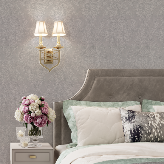 Обои флизелиновые Palitra Emira серые 1.06 м PR72646-41