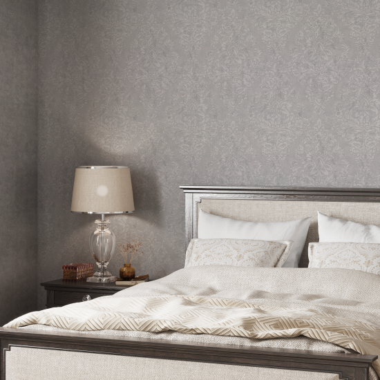 Обои флизелиновые Palitra Emira серые 1.06 м PR72646-41