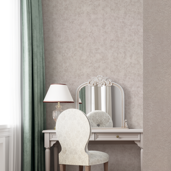 Обои флизелиновые Palitra Emira бежевые 1.06 м PR72647-28