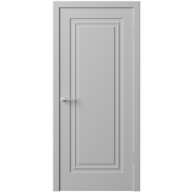 Дверь межкомнатная глухая Комфорт-1 90x220 см ПВХ цвет гейнсборо с замком и петлями