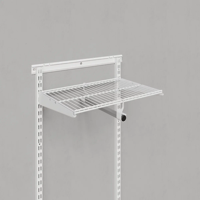 Вешалка 31x9.5x3 см металл цвет белый