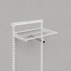 Вешалка 31x9.5x3 см металл цвет белый