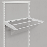 Обувница для гардеробной системы 58.7x15.3x41 см металл цвет белый