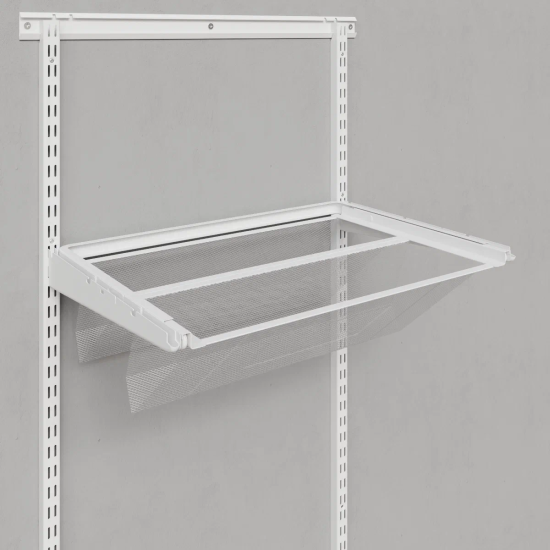 Обувница для гардеробной системы 58.7x15.3x41 см металл цвет белый