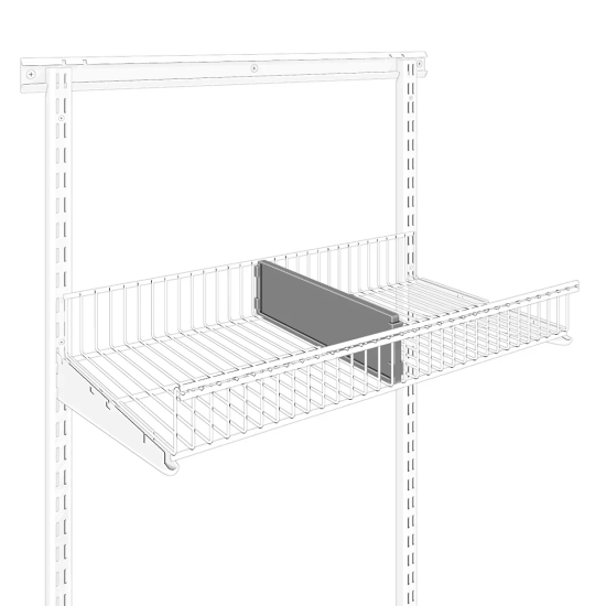 Аксессуары для крепежа 1.7x8.5x30 см пластик цвет прозрачный