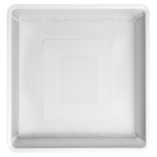 Корзина выдвижная 39.5x18.5x41 см цвет белый