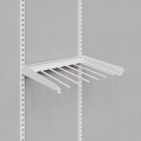 Выдвижная брючница 46.3x2.8x44 см металл цвет белый