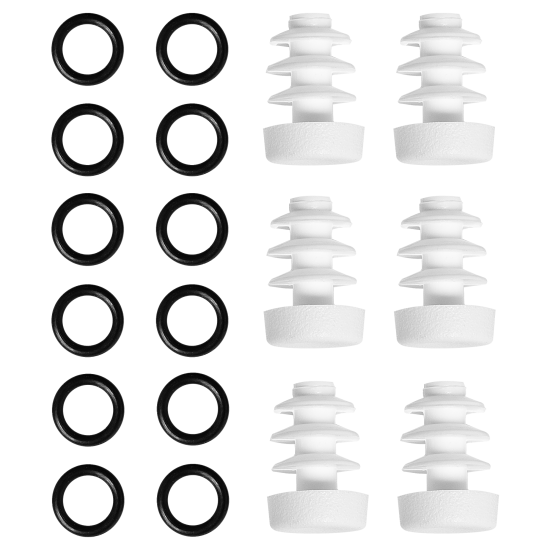 Выдвижная брючница 46.3x2.8x44 см металл цвет белый
