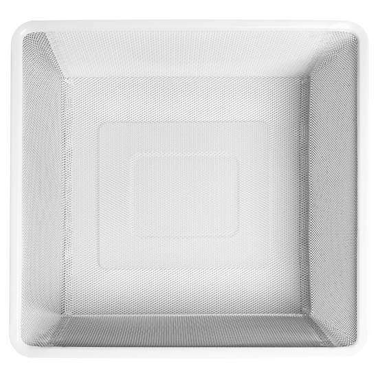 Корзина выдвижная 39.5x8.5x41 см цвет белый