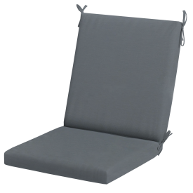 Подушка для стула со спинкой Seasons Модерн 45x110 см цвет серый