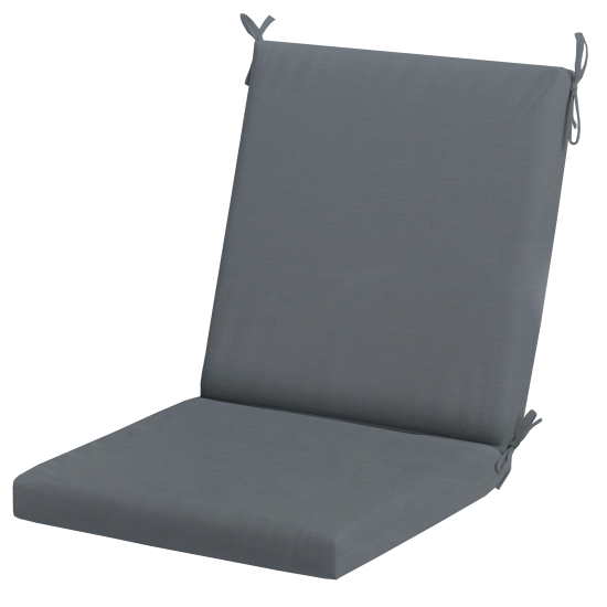 Подушка для стула со спинкой Seasons Модерн 45x110 см цвет серый