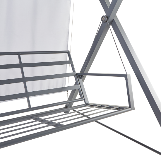 Качели садовые BEGINIA Odyssea сталь светло-серый