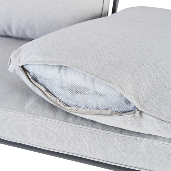 Качели садовые BEGINIA Odyssea сталь светло-серый