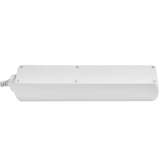 Удлинитель бытовой Skybeam 3x1.5 5 м 5 розеток с заземлением 3680 Вт цвет белый