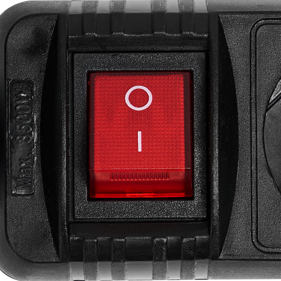 Удлинитель бытовой Skybeam 3x1.5 5 м 5 розеток с заземлением 3680 Вт с выключателем цвет черный