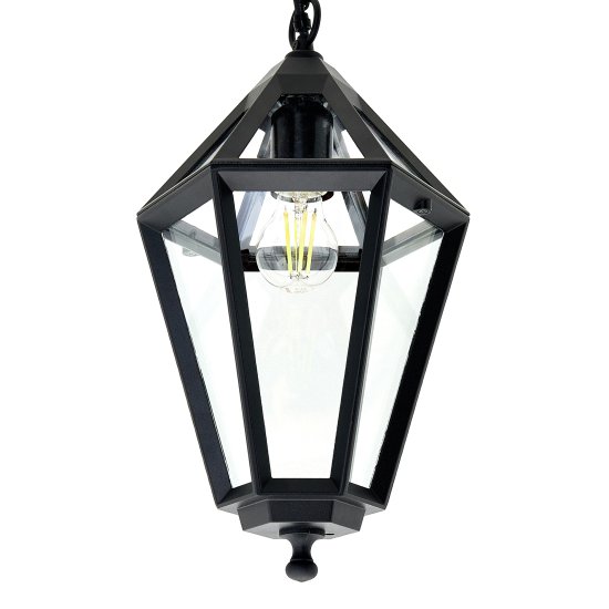 Светильник уличный потолочный KREAFORTA Radley 60 Вт IP44 цвет черный