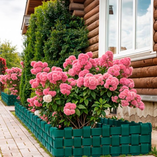Забор декоративный Standartpark Плетенка 0,18х0,6 м 1,2 кг сборный зеленый