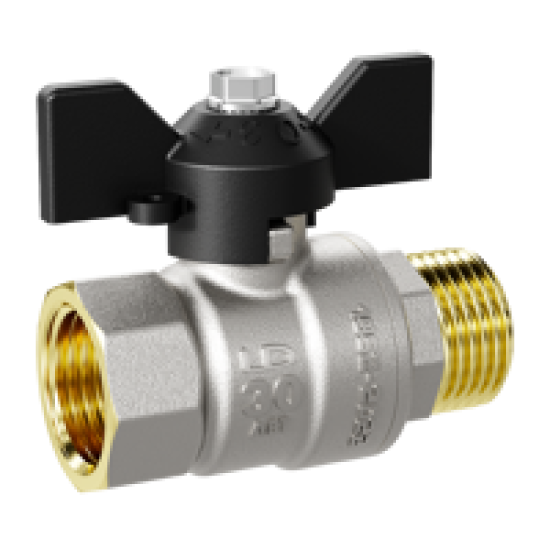 Кран шаровой прямой LD Pride DN32 PN25 1 1/4