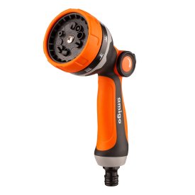 Пистолет для полива 1/2х3/4х5/8х1 Amigo Grande пластиковый с регулировкой напора 10 режимов (79843)