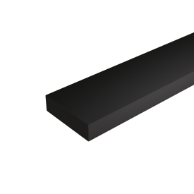 Карниз для кухонного шкафа Ньюпорт Delinia ID 220x7 см МДФ цвет черный