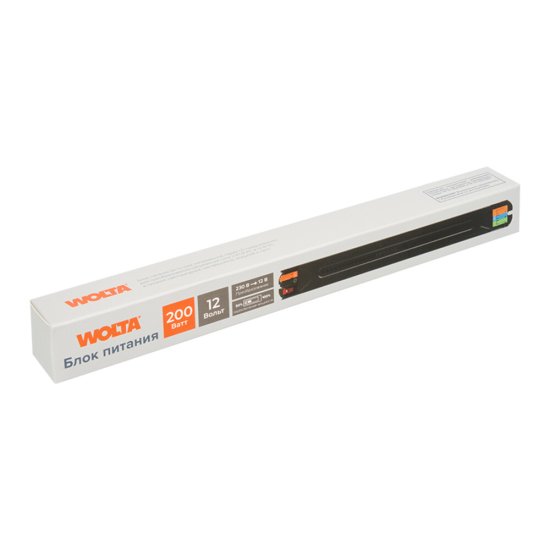 Блок питания для светодиодной ленты Wolta 230/12 В 200 Вт IP20 (LD-200W/03-12V)