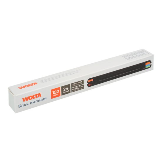 Блок питания для светодиодной ленты Wolta 230/24 В 150 Вт IP20 (LD-150W/03-24V)