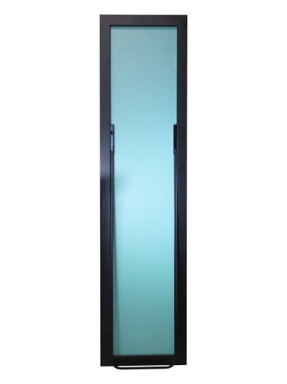 Декоративное зеркало Continent Альпы прямоугольное 41x161 см МДФ черное