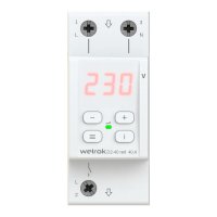 Реле напряжения модульное Welrok D2-40 red 220 В 40 А тип AC цифровое