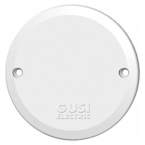 Крышка коробки Gusi Electric 71 мм с саморезами IP20 цвет белый