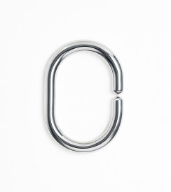 Кольца для шторы в ванную Primanova цвет хром 12 шт.