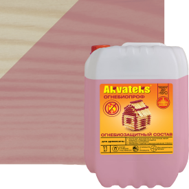 Огнезащитная пропитка Akvateks Diy Ультра Био розовая 11 кг